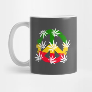 Rasta, Peace Symbol, Reggae, Jamaica Mug